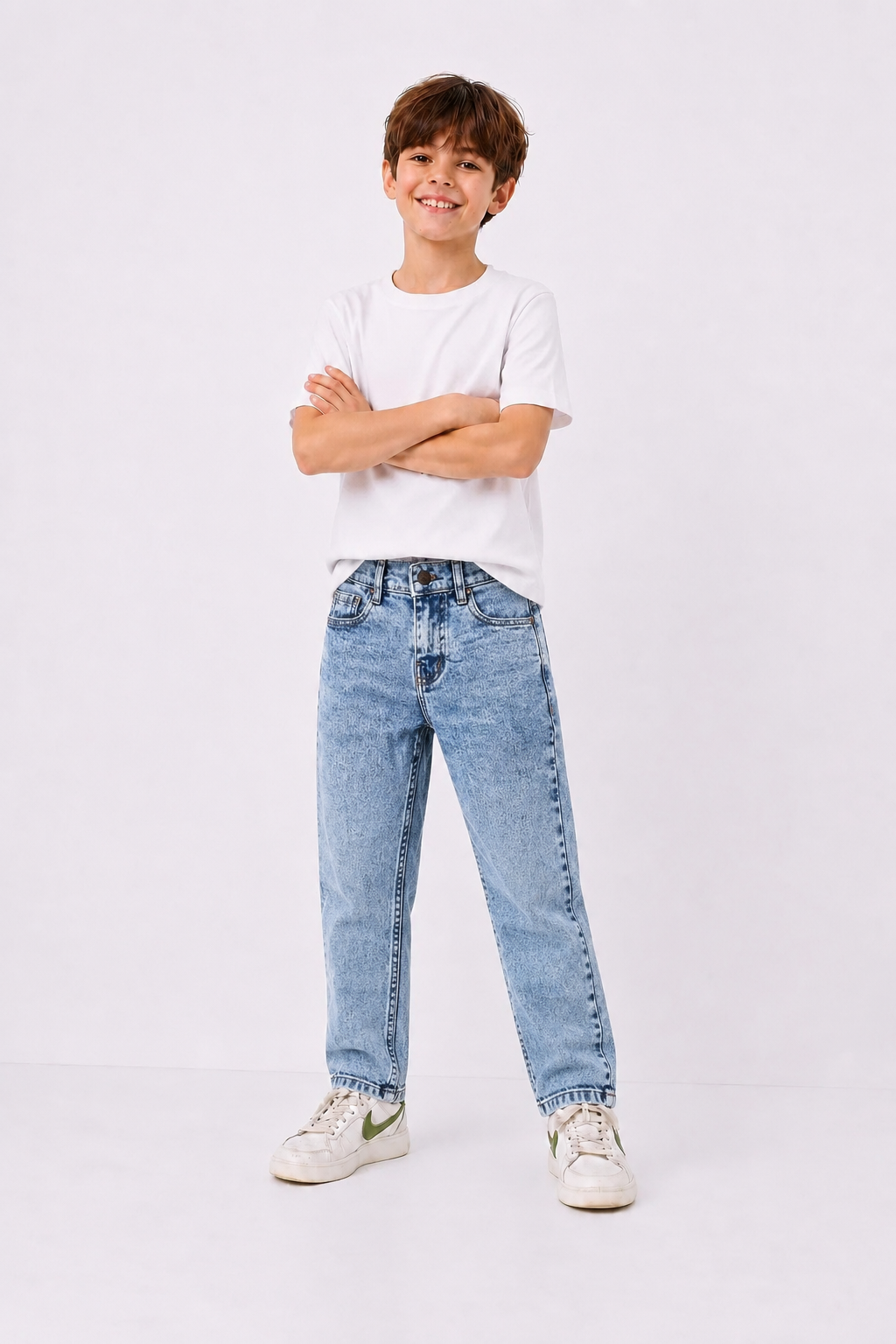 Kids Mid Blue Slim Fit Jeans 288