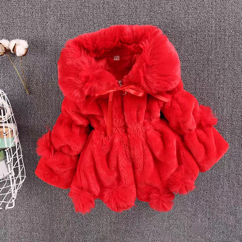Rosy Puff Coat- Red 905+906