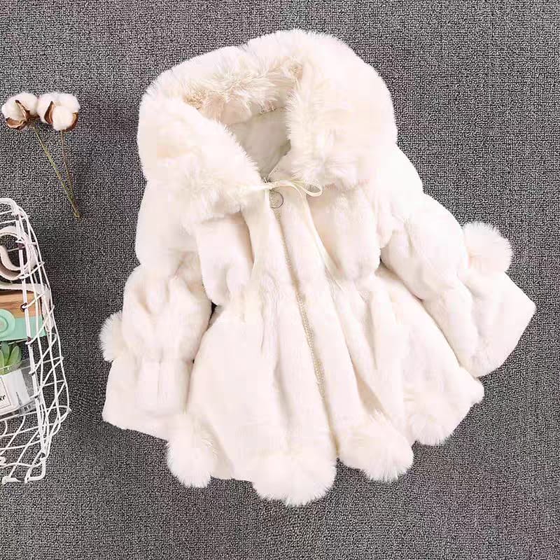 Rosy Puff Coat- White 905+906