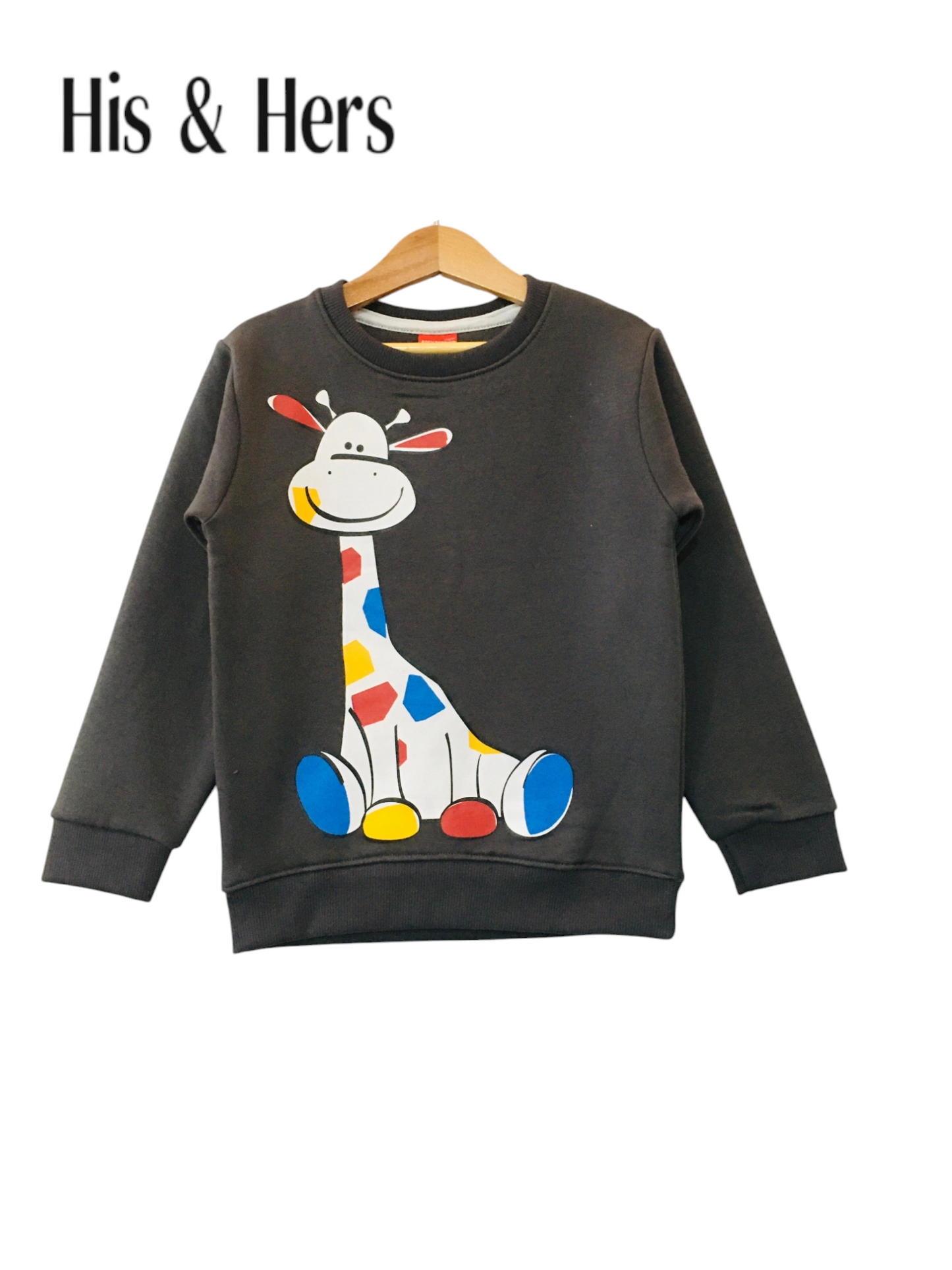 Giraffe Mehendi Color Sweatshirt Boys 297