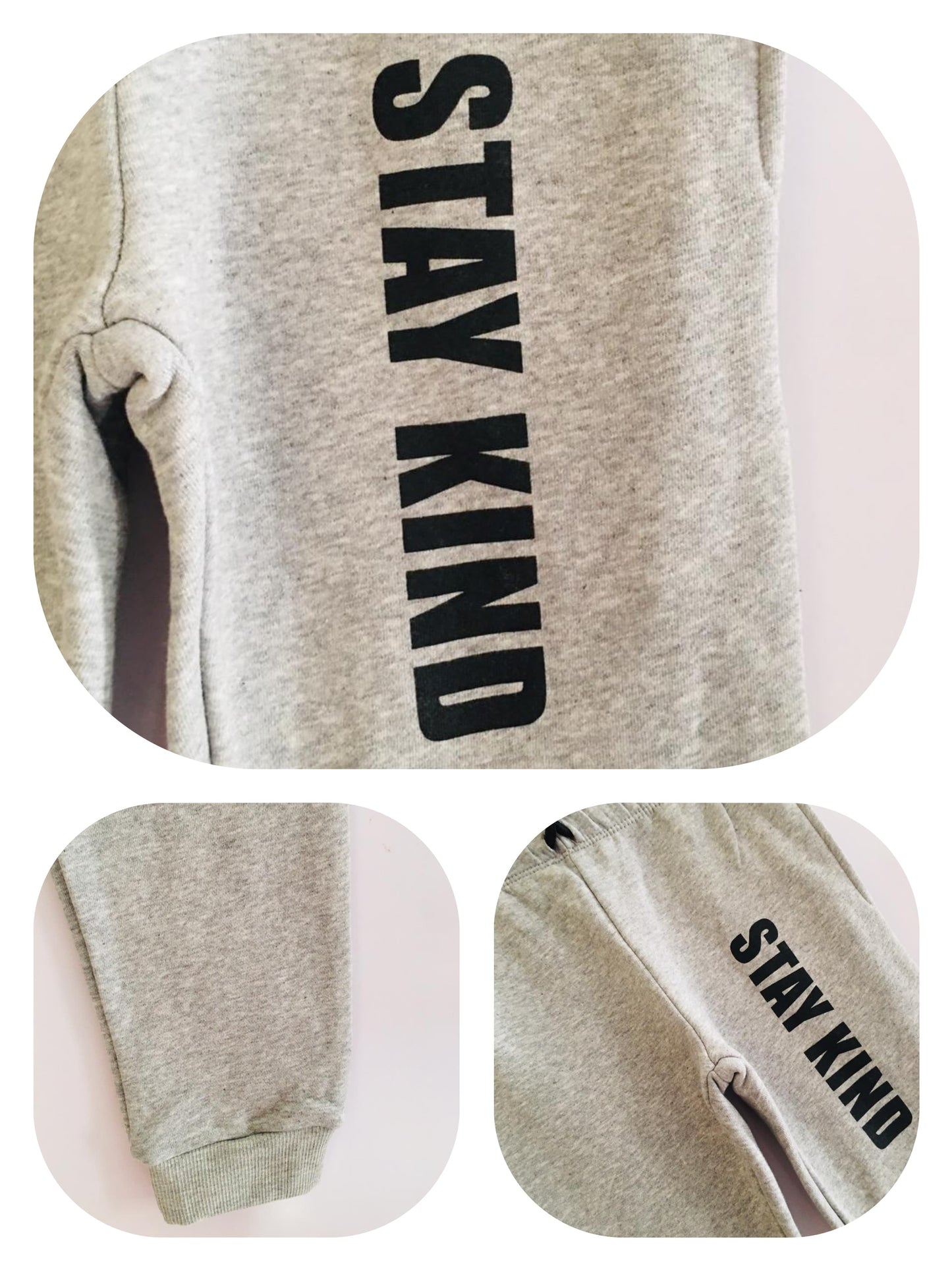 STAY KIND Gray Trousers Unisex (008)