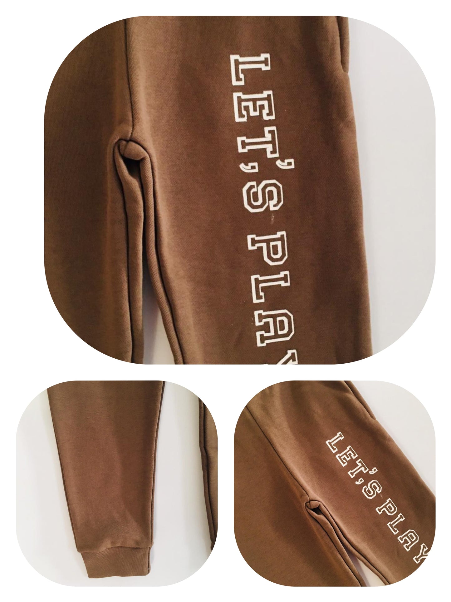 LET'S PLAY Brown Trousers Unisex (009)