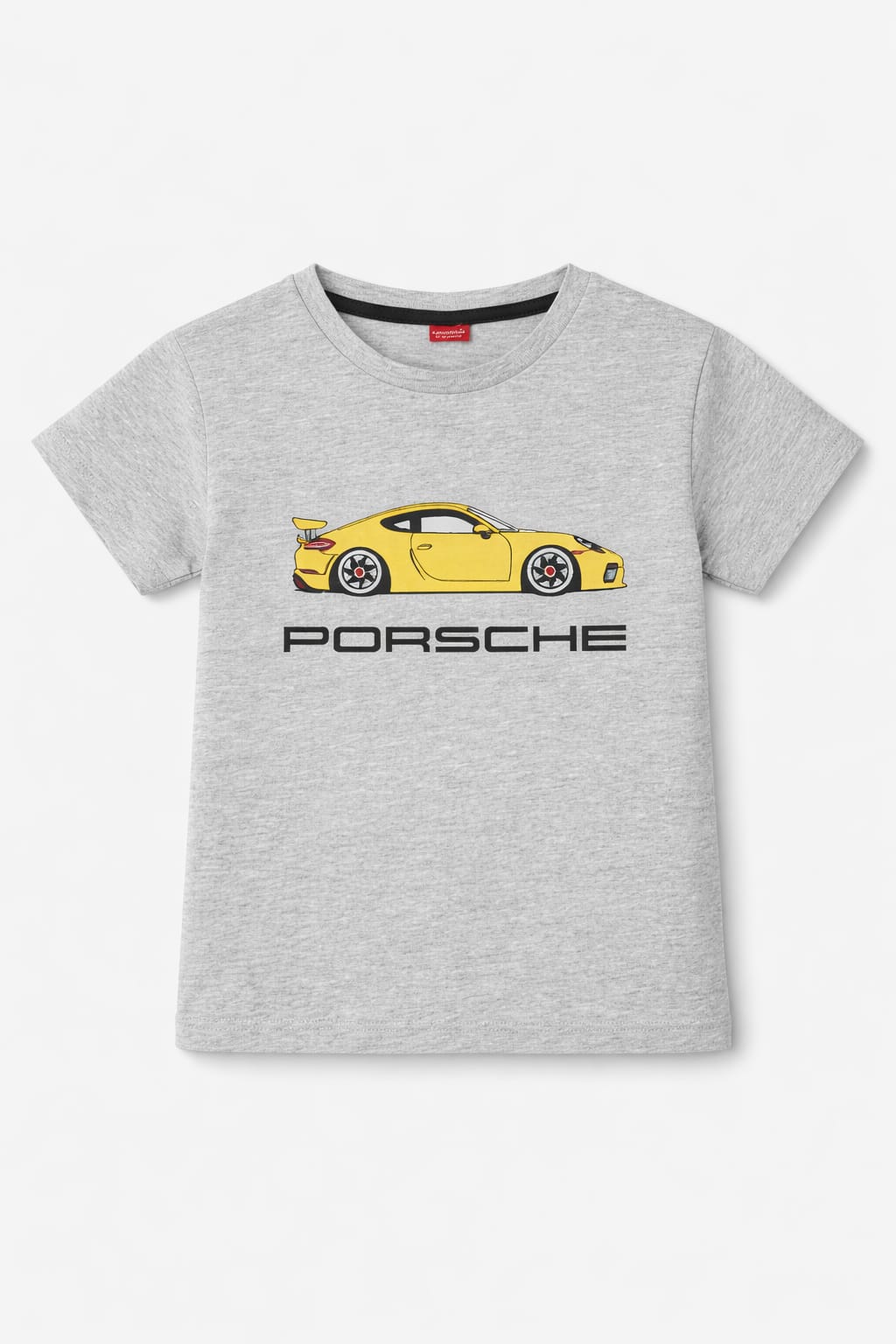 yellow Car gray Boys T-shirt