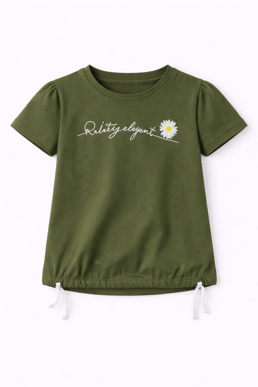 Daisy Logo Green T-Shirt Girls 121