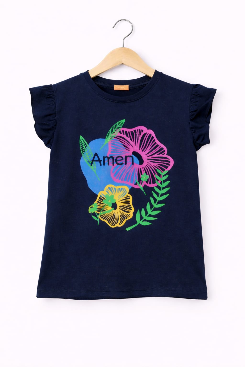 Amén Navy T-Shirt Girls 243