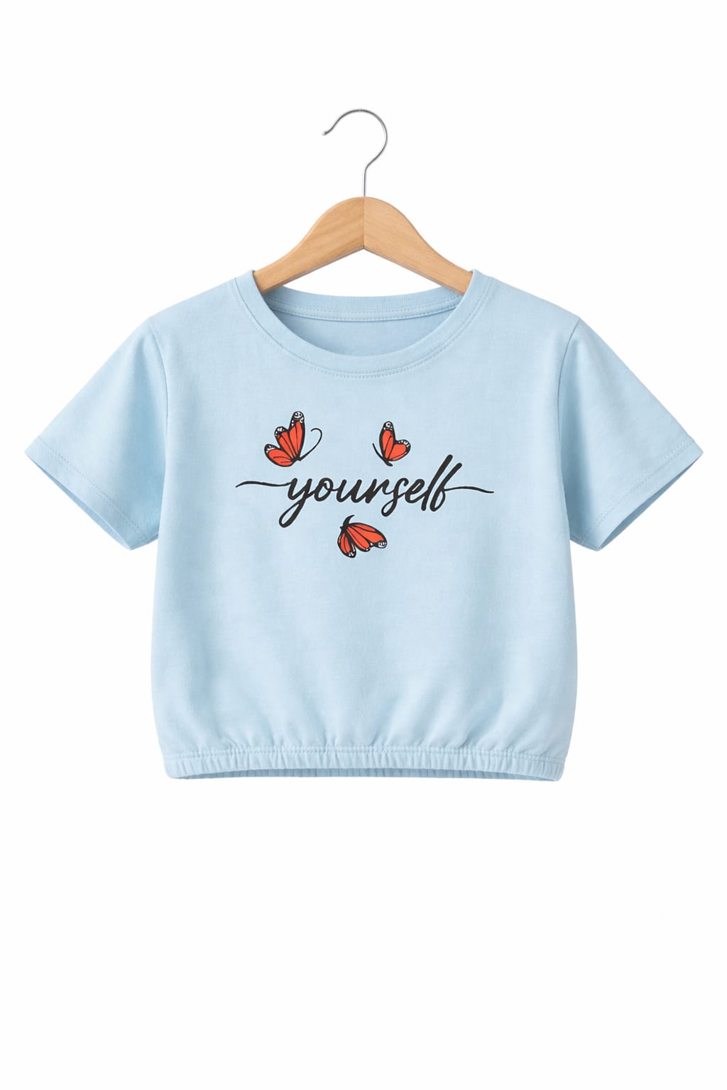 Yourself Light Blue T-Shirt Girls 221