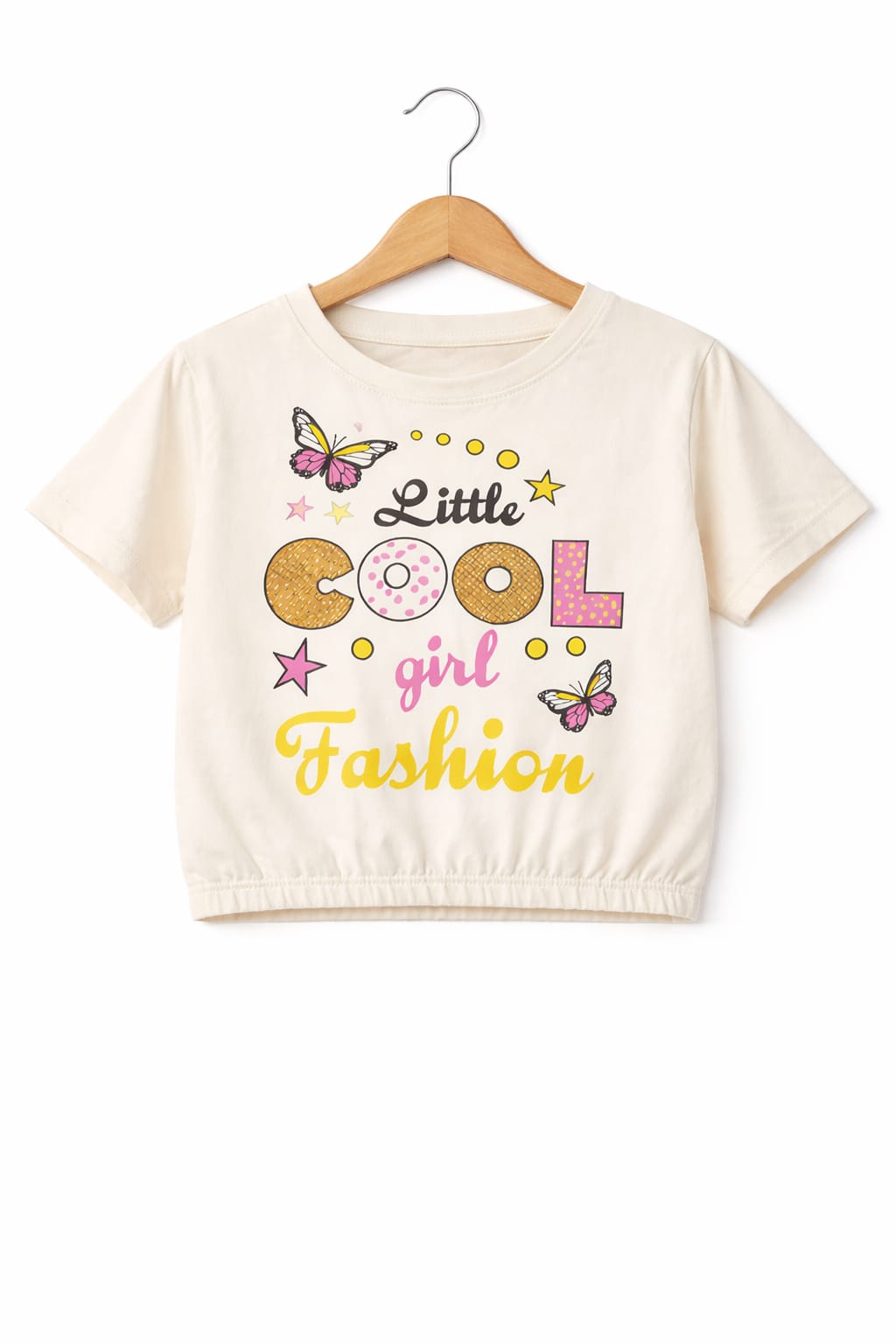 Little Fashion White T-Shirt Girls 231