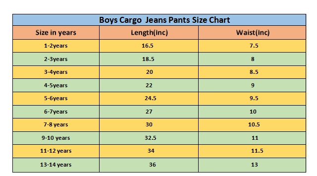 Dark Blue Kids Cargo Jeans β Elastic Waist 124