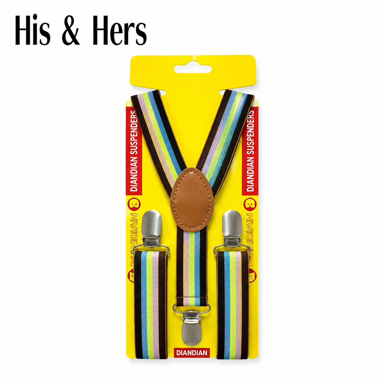 Multi color Stripped Suspenders Kid's Belt