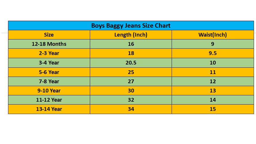 Boys Baggy Cargo Jeans-Light Blue 285