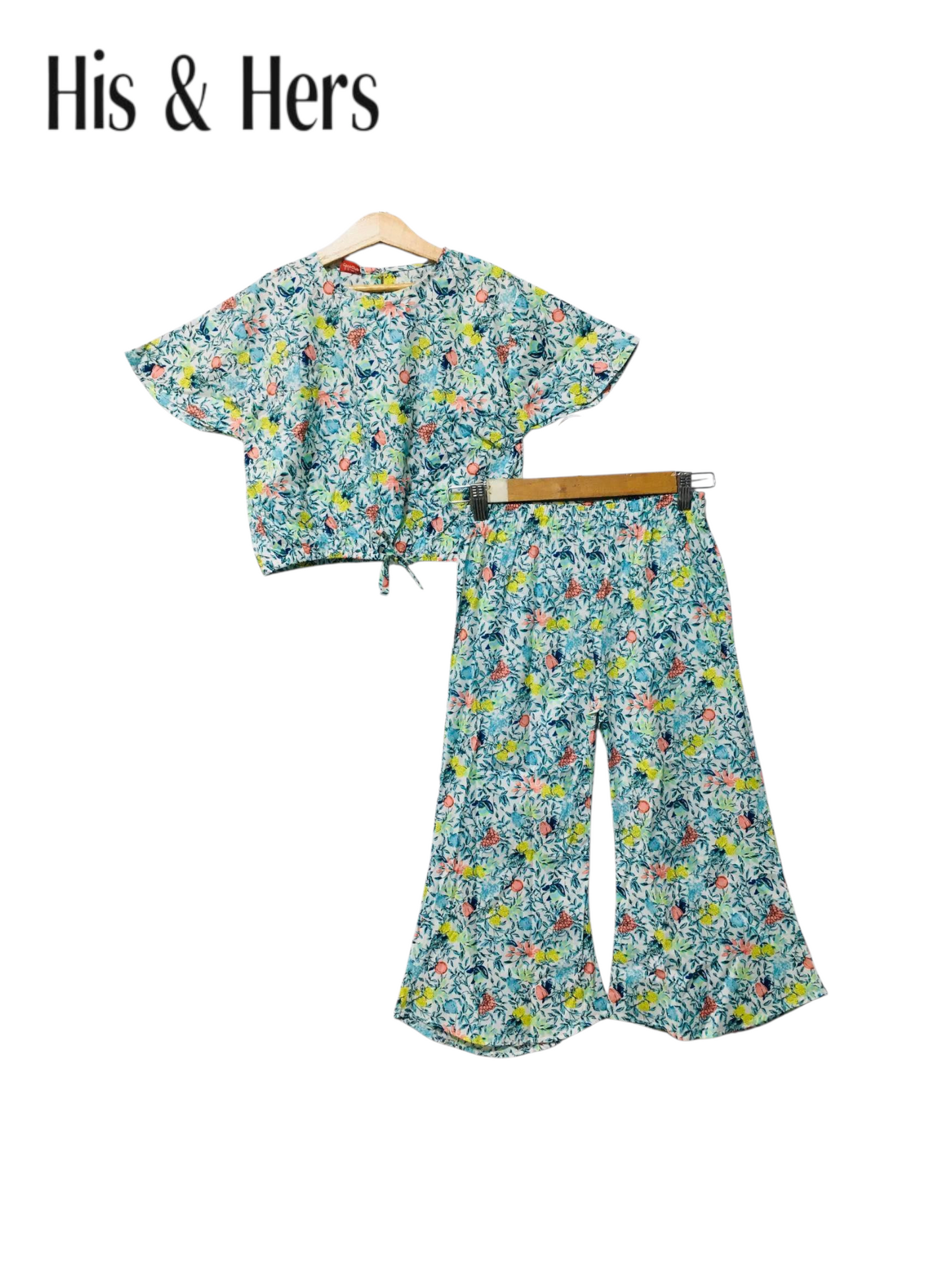 Green Flowers Blue Leaves Skate Fish Girls 404