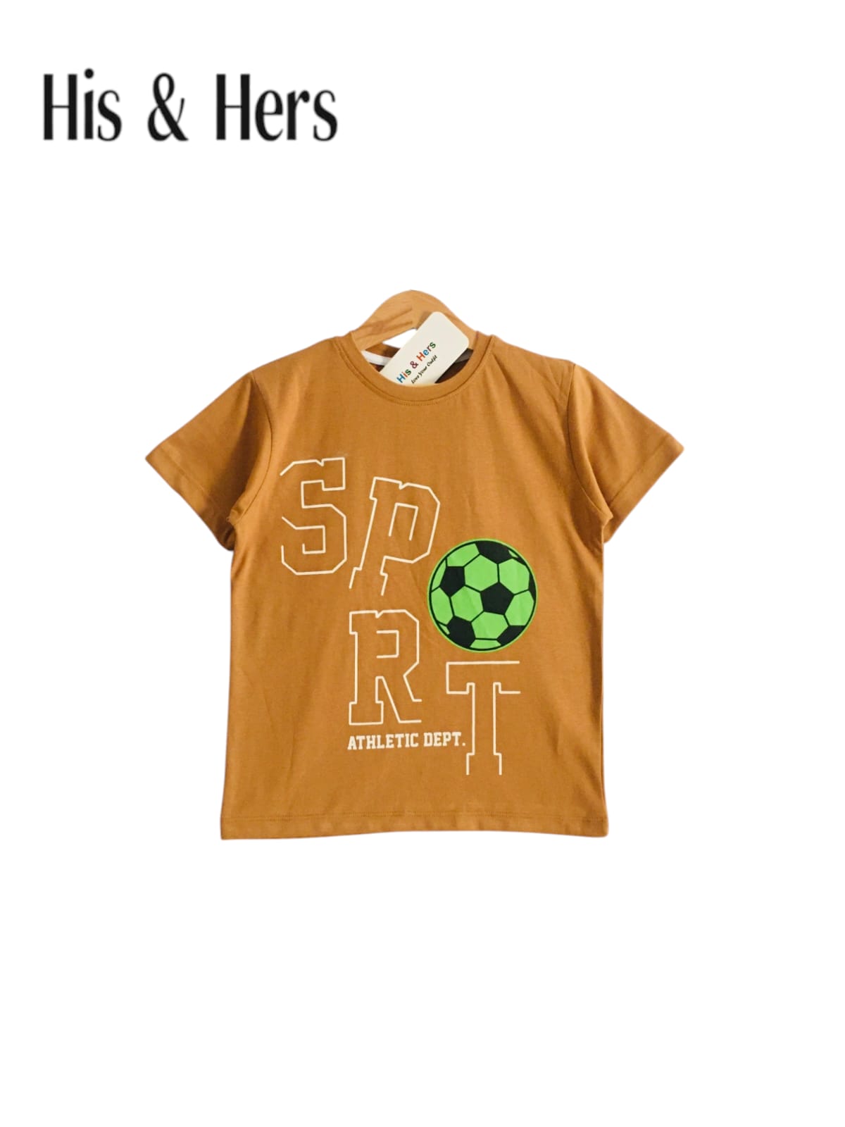 SPORT Kid's Khaki-Beige T-Shirt Boys 105