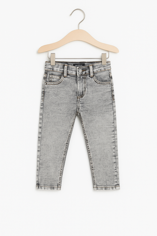 Kids’ Slim-Fit Stone Wash Denim Jeans 209