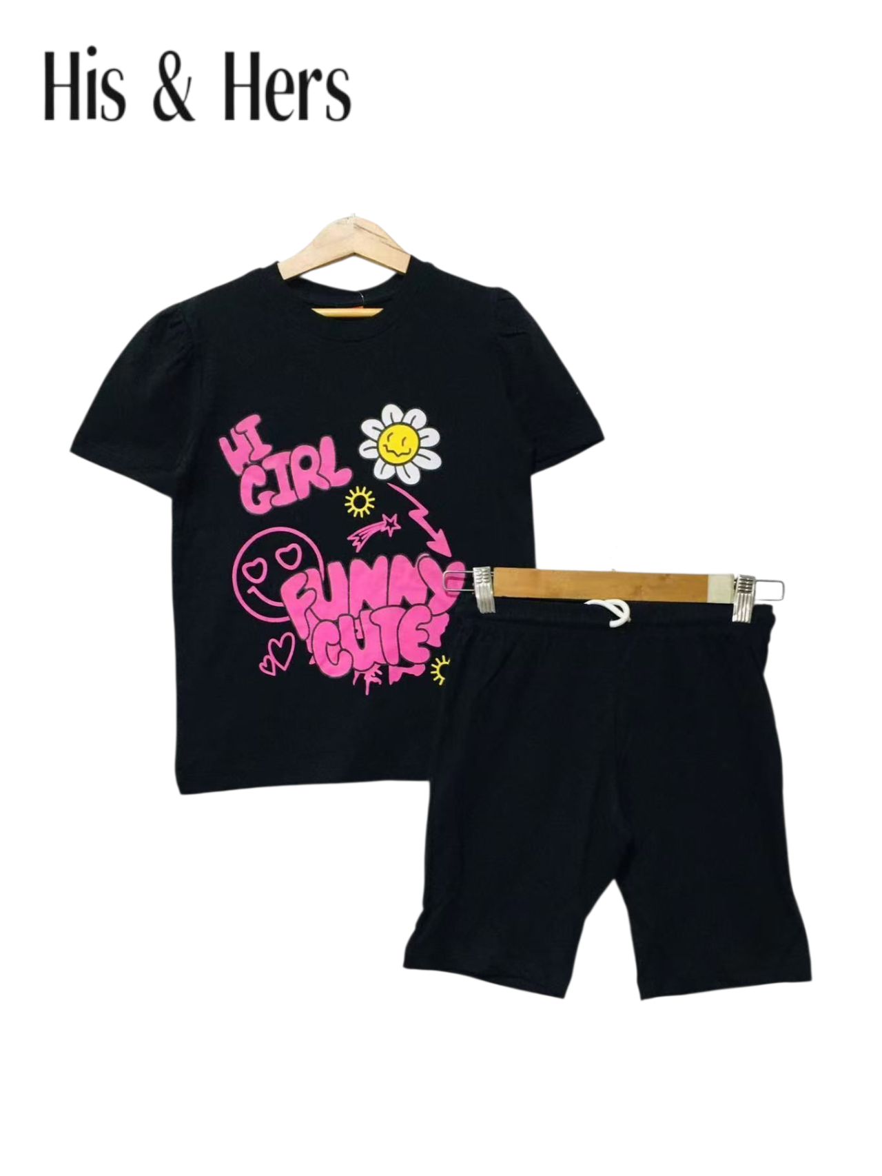 Hi Girls Black Nicker Suit Girls 226