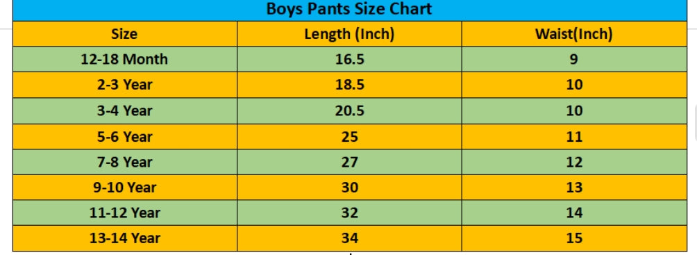 Kids Mid Blue Denim Cargo Pants – Classic Fit