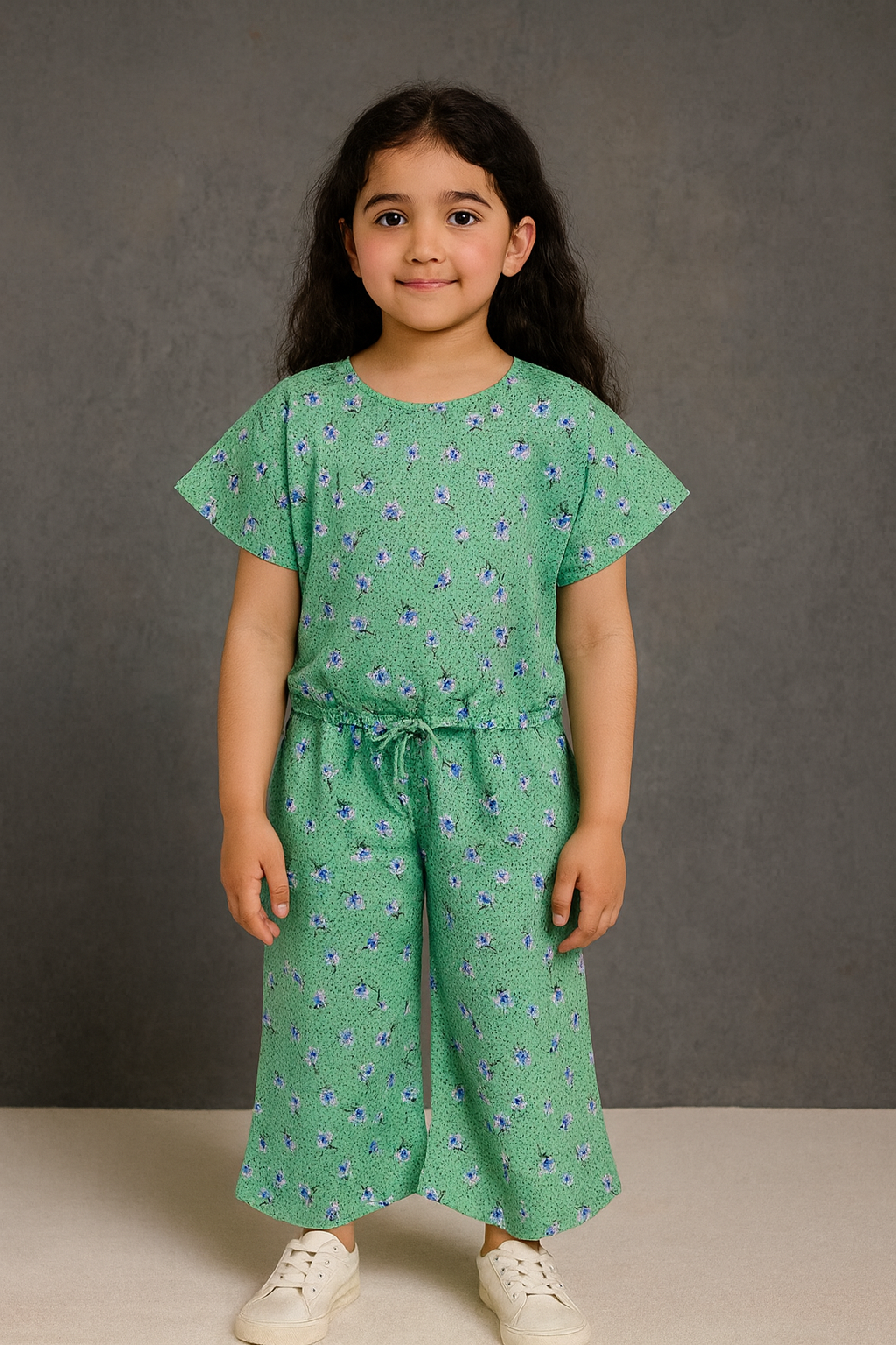 Mint Blossom Green Skate Fish Girls