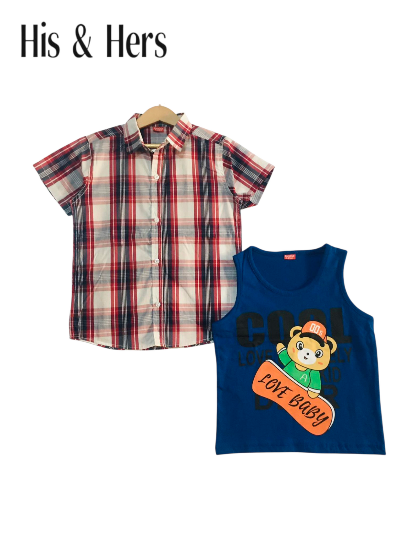 Multicolor Checked Double Casual Shirt Boys 211