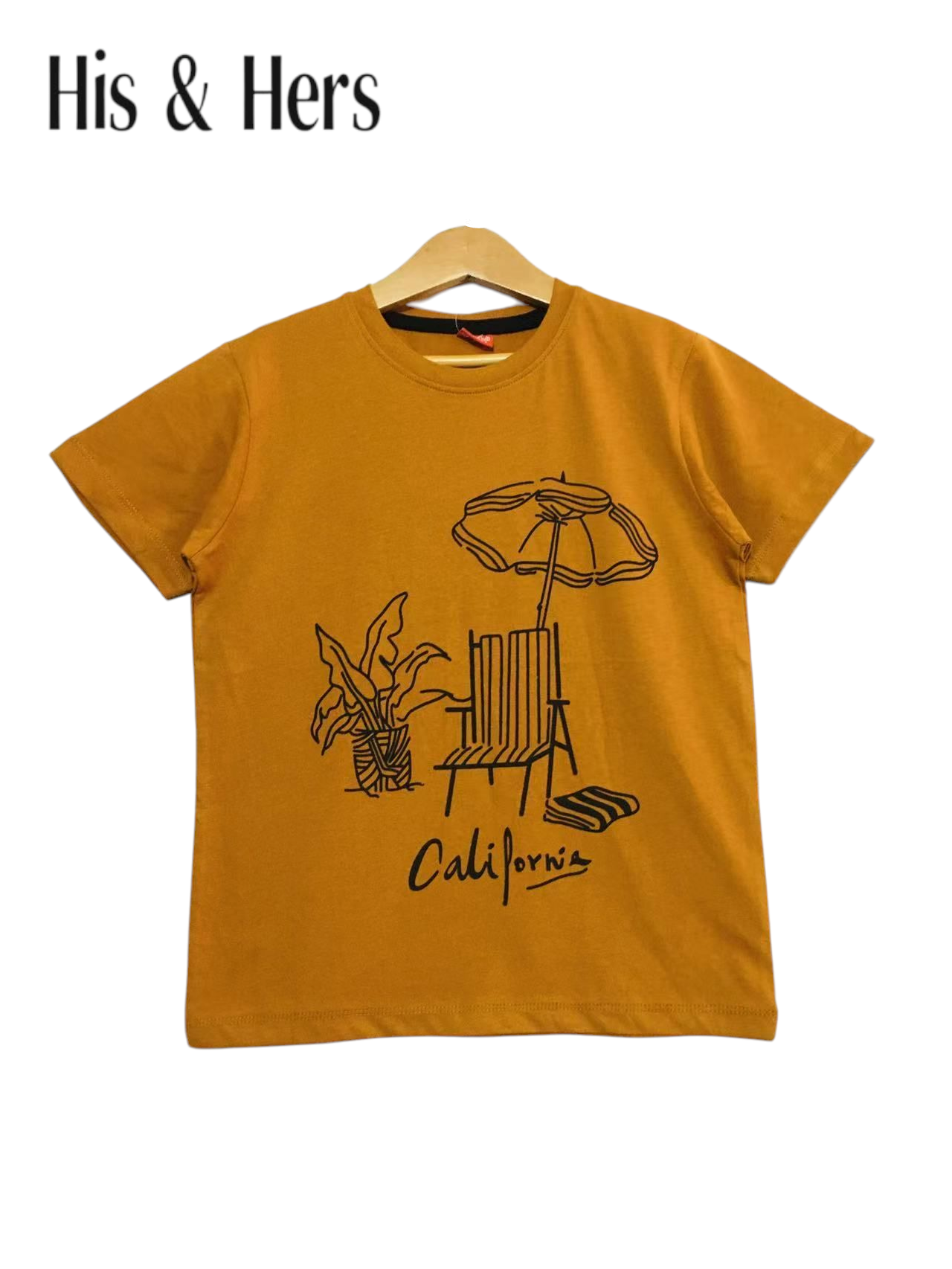 Umbrella Burnt Orange T-Shirt Boys 121