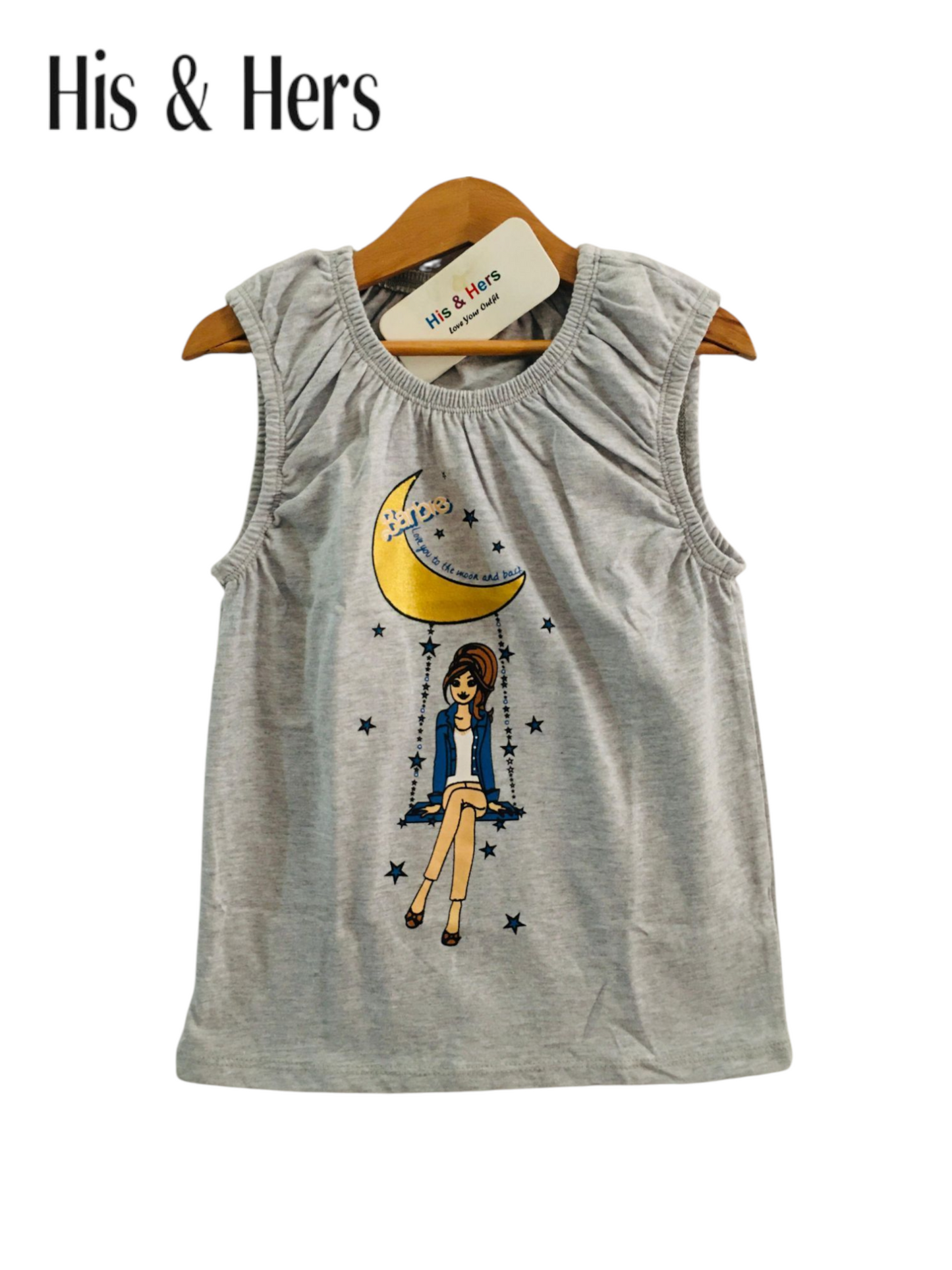 Barbie Girl Gray T-Shirt Girls 239
