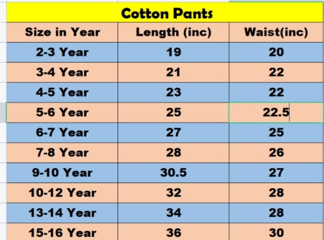 His&Hers Kid's Skin Color Cotton Pants