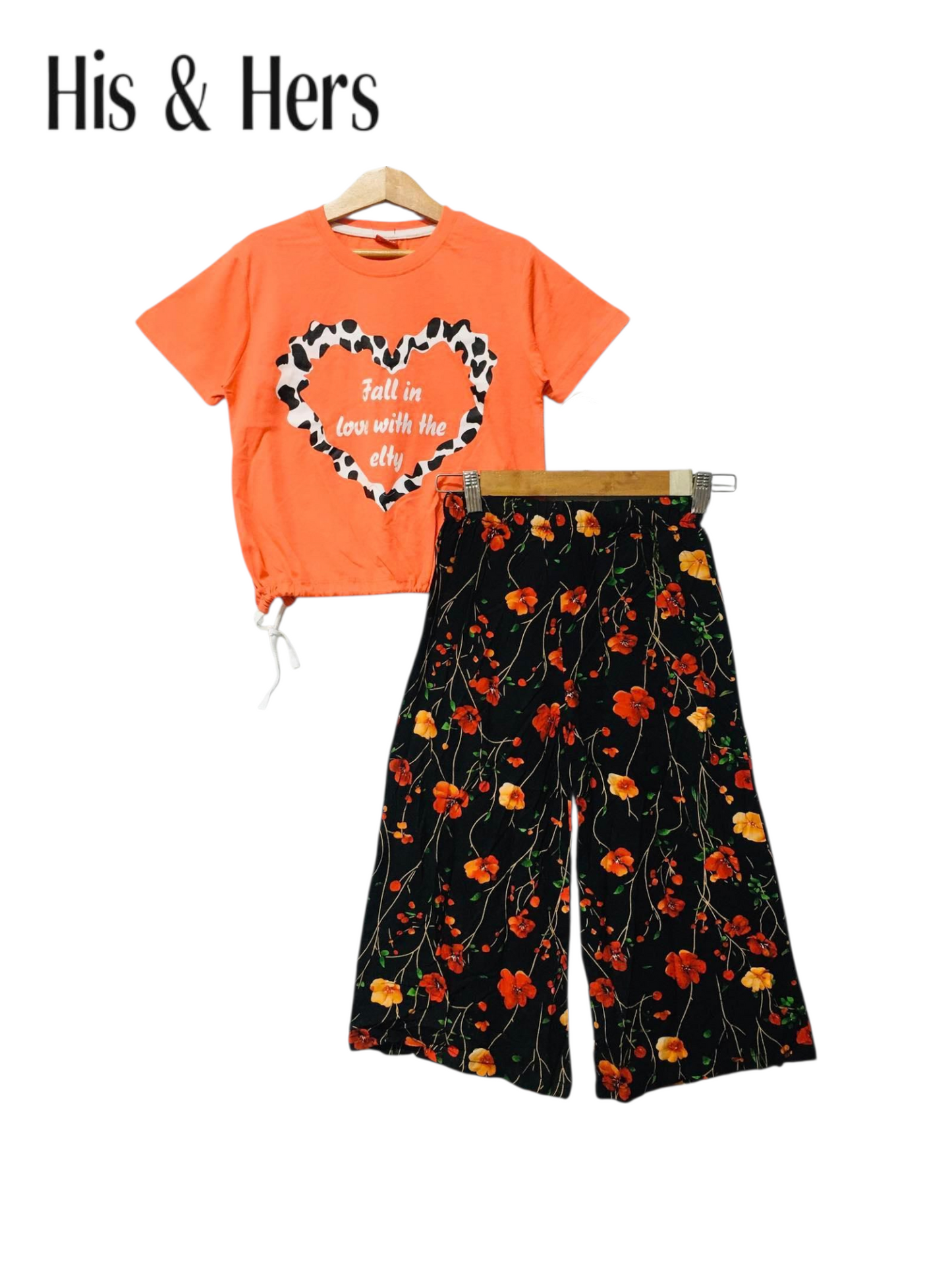 Fall in Love Carrot T-Shirt & Cotton Flapper 238