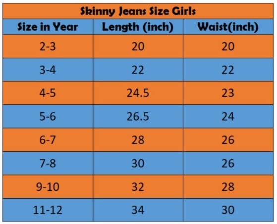 Cartoon Skinny Denim Pants Girls 270
