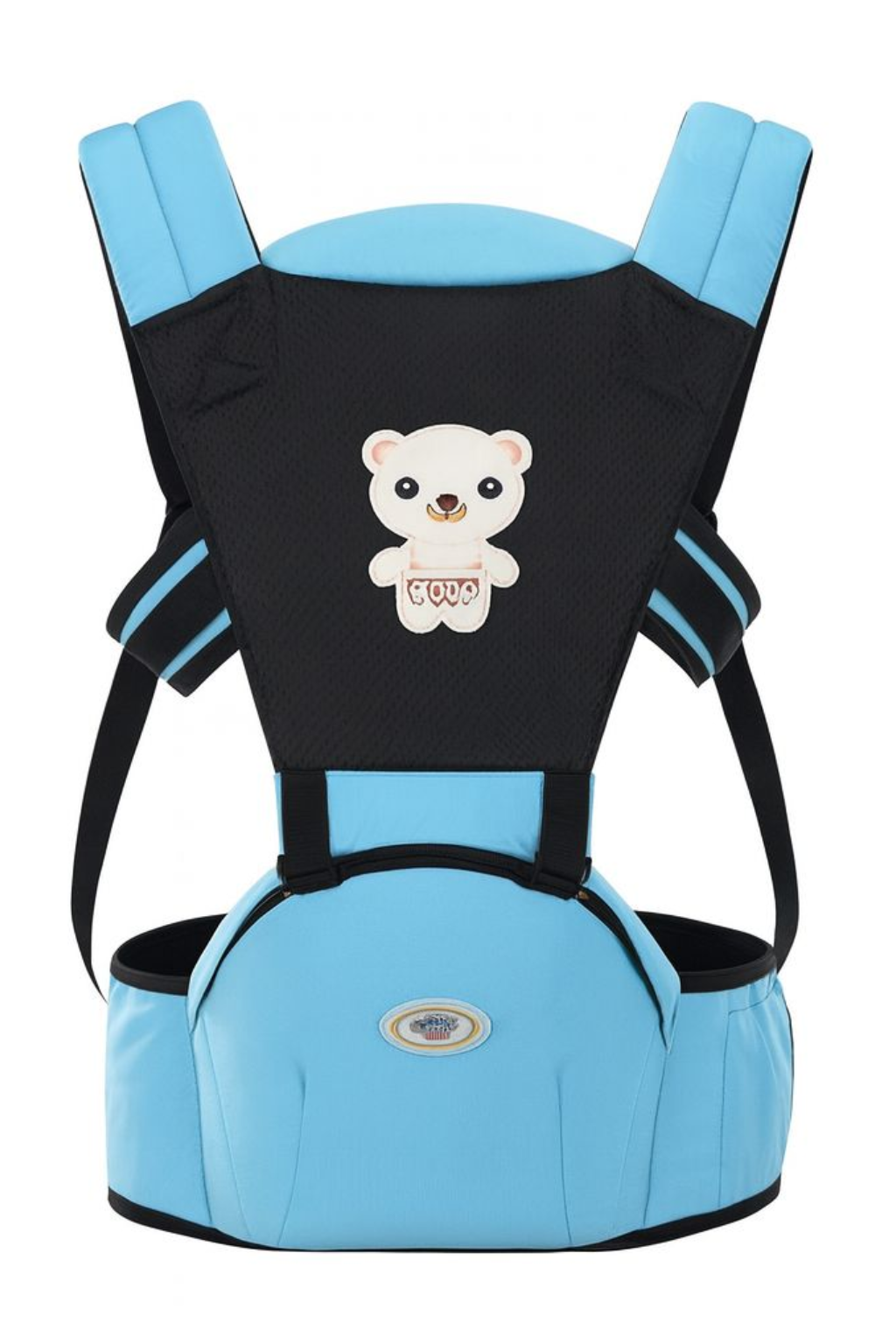 Soft Adjustable Baby Carrier – Blue