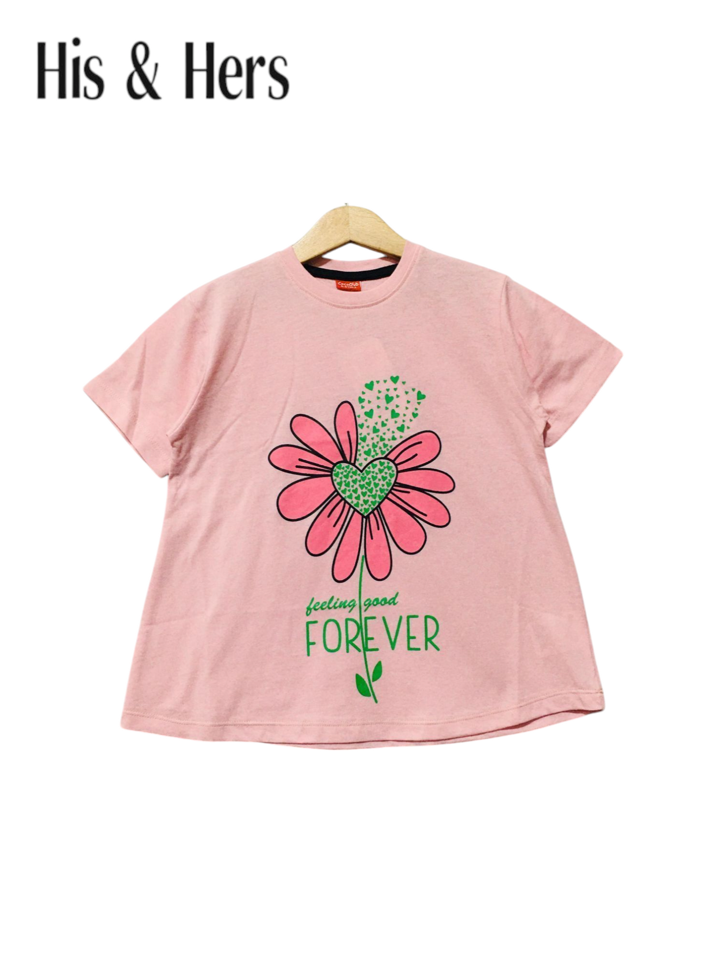 Forever Flower Pink T-Shirt Girls 109
