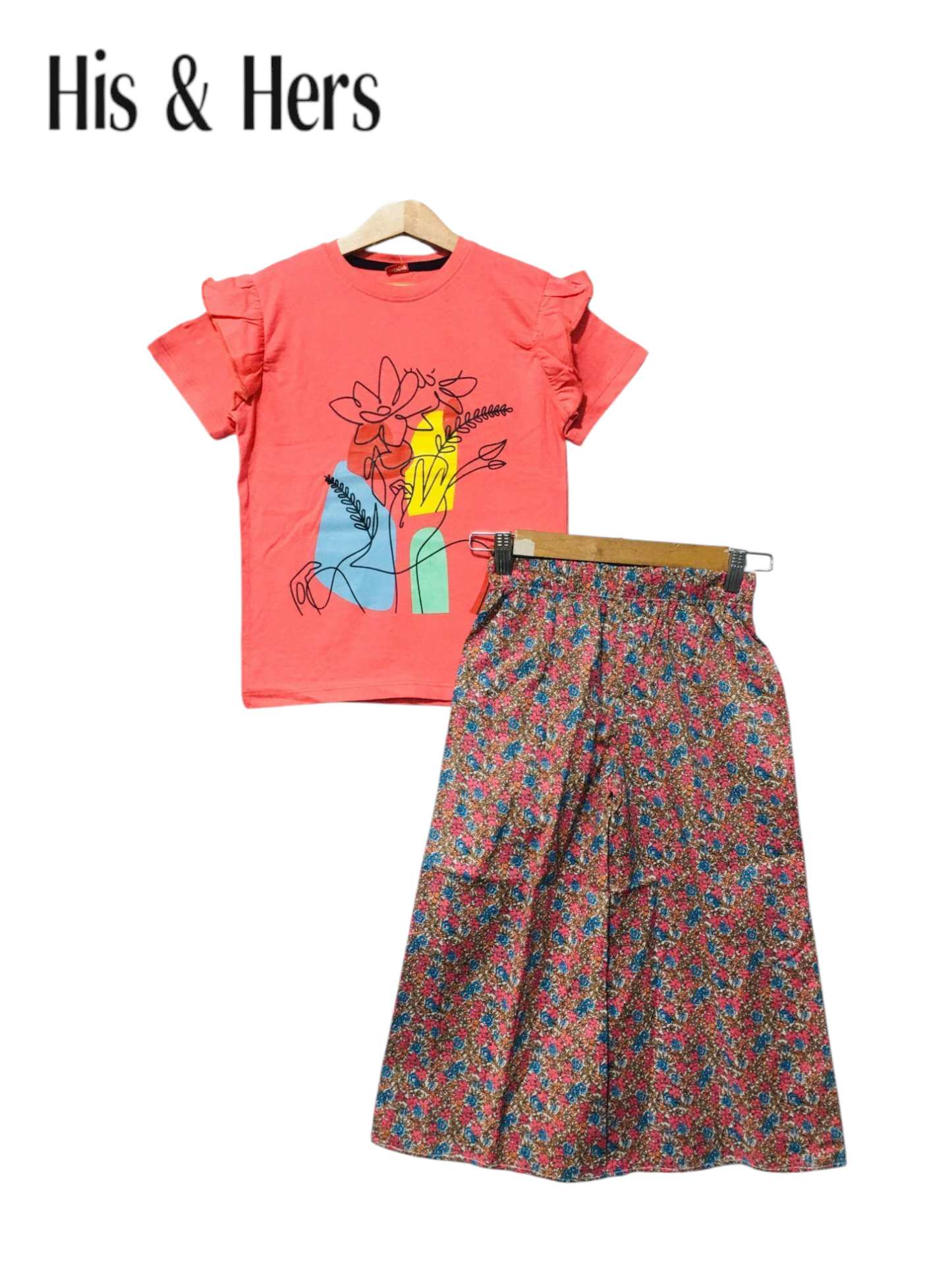 Flowers Carrot T-Shirt &Cotton Flapper 201