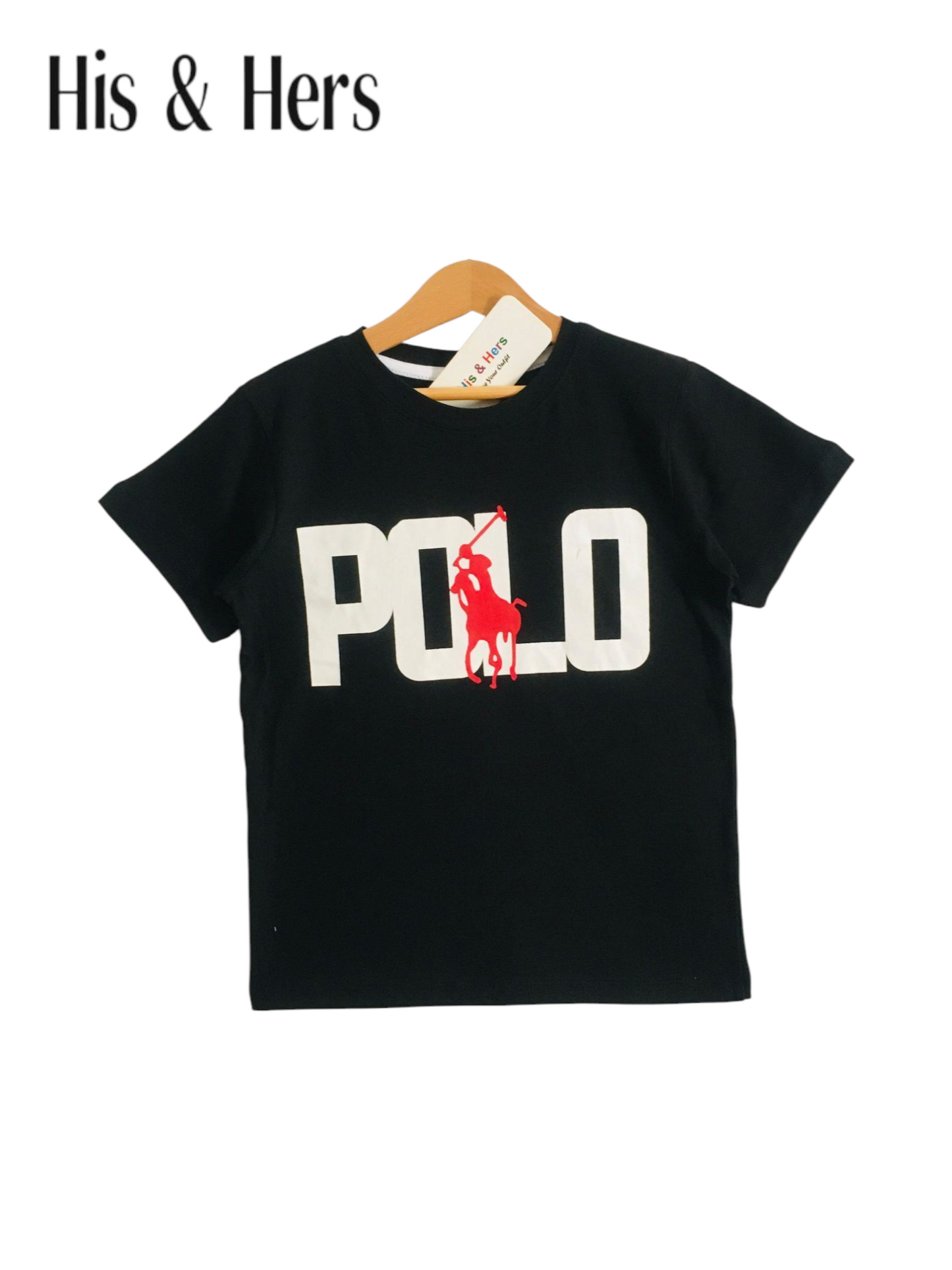 POLO Black T-Shirt Boys 215