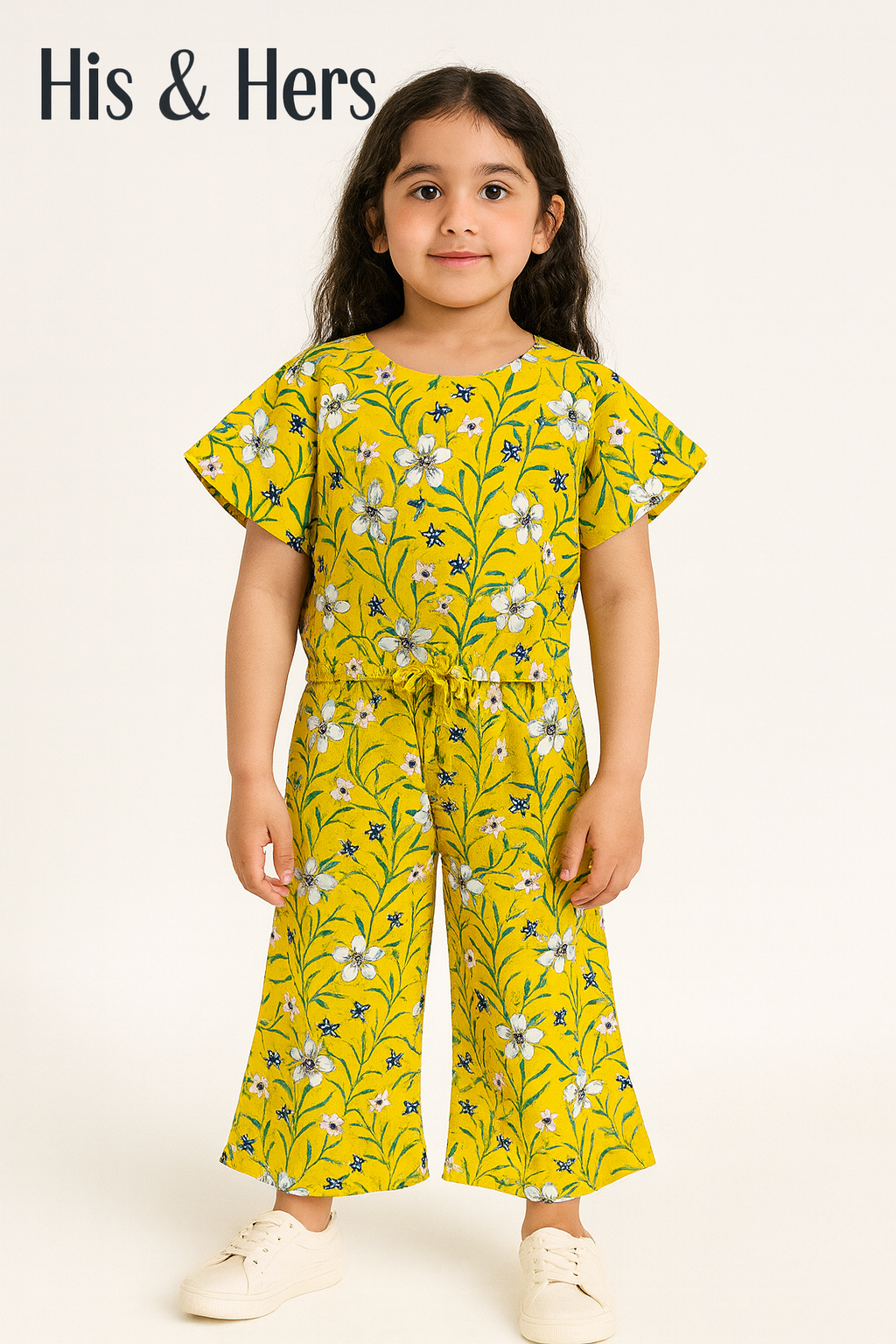 Yellow Floral Vibes Skate Fish Girls