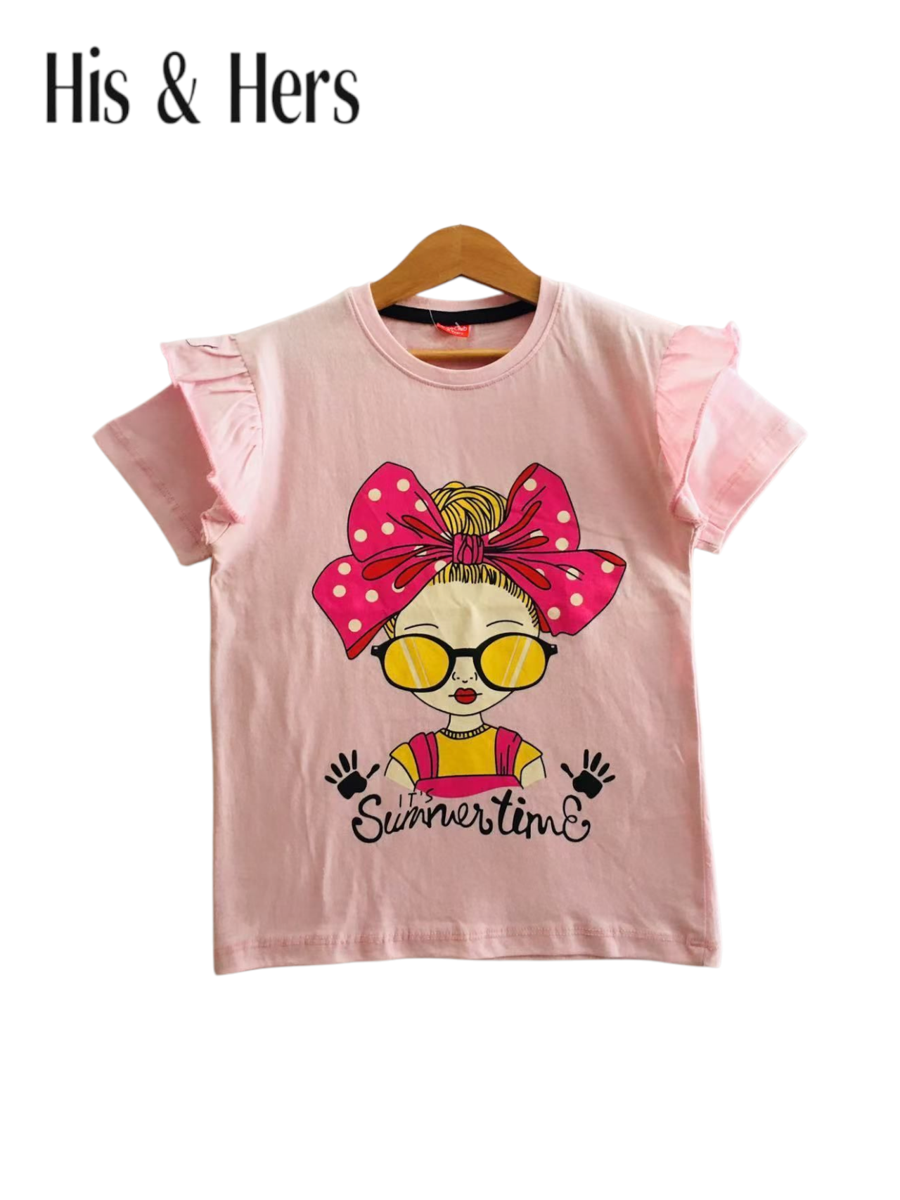 Charming Pink T-Shirt Girls 220