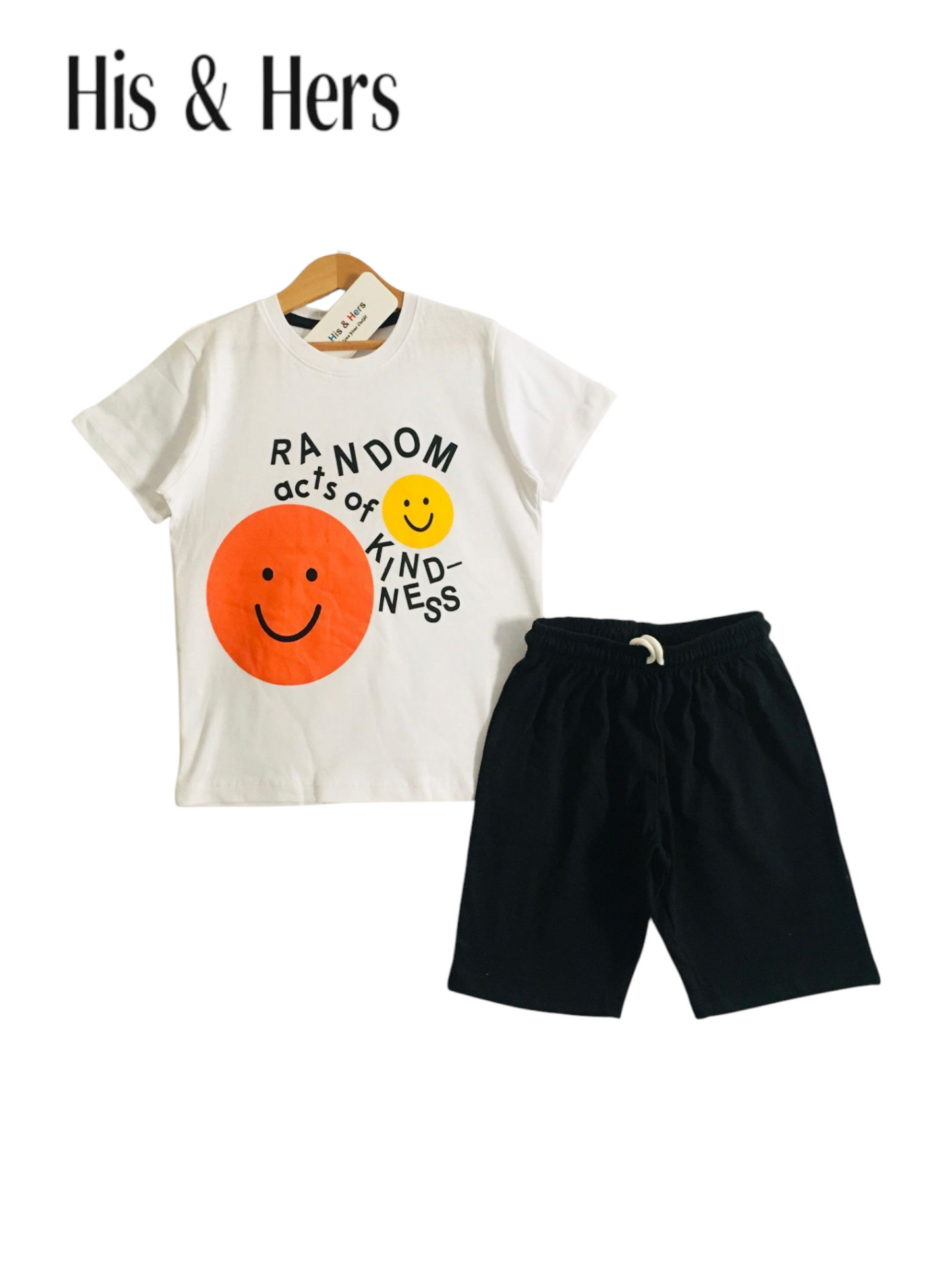 Happy Face White Nicker Suit Boys 208