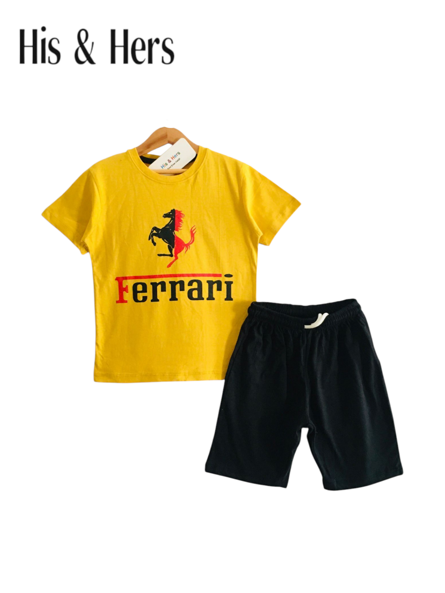 Ferrari Yellow Nicker Suit Boys 208