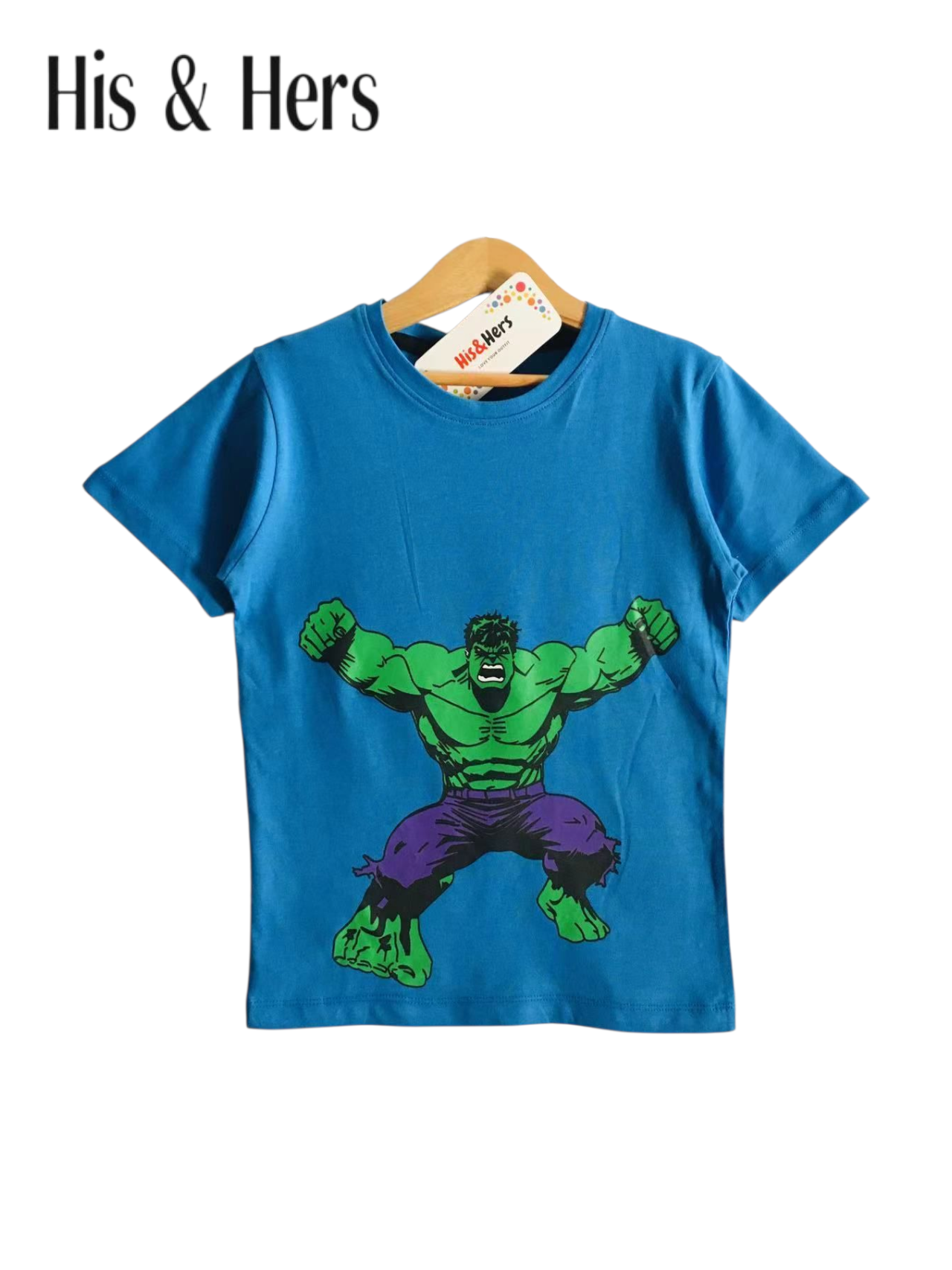 Hulk Blue T-Shirt Boys 104