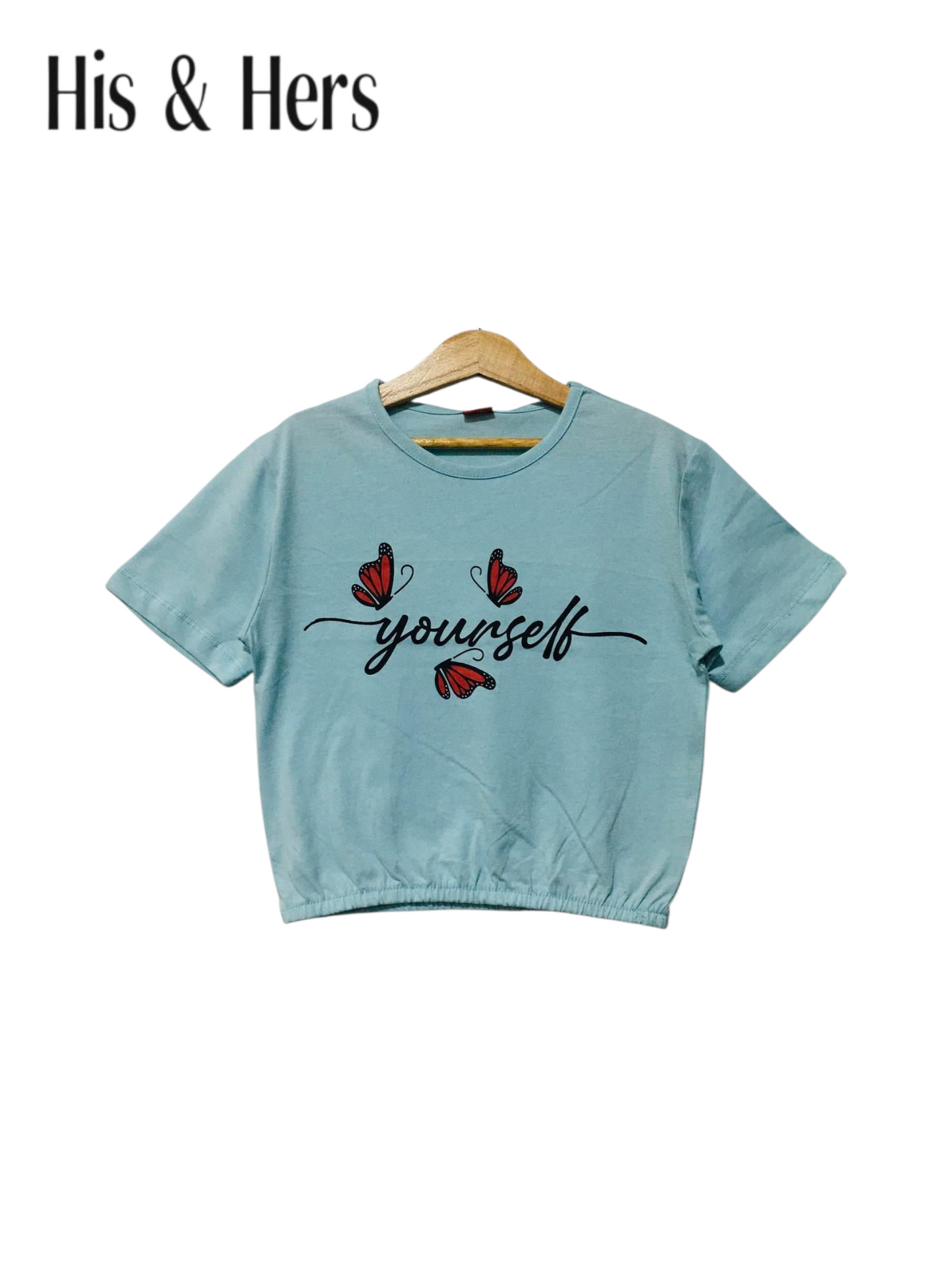 Yourself Light Blue T-Shirt Girls 219