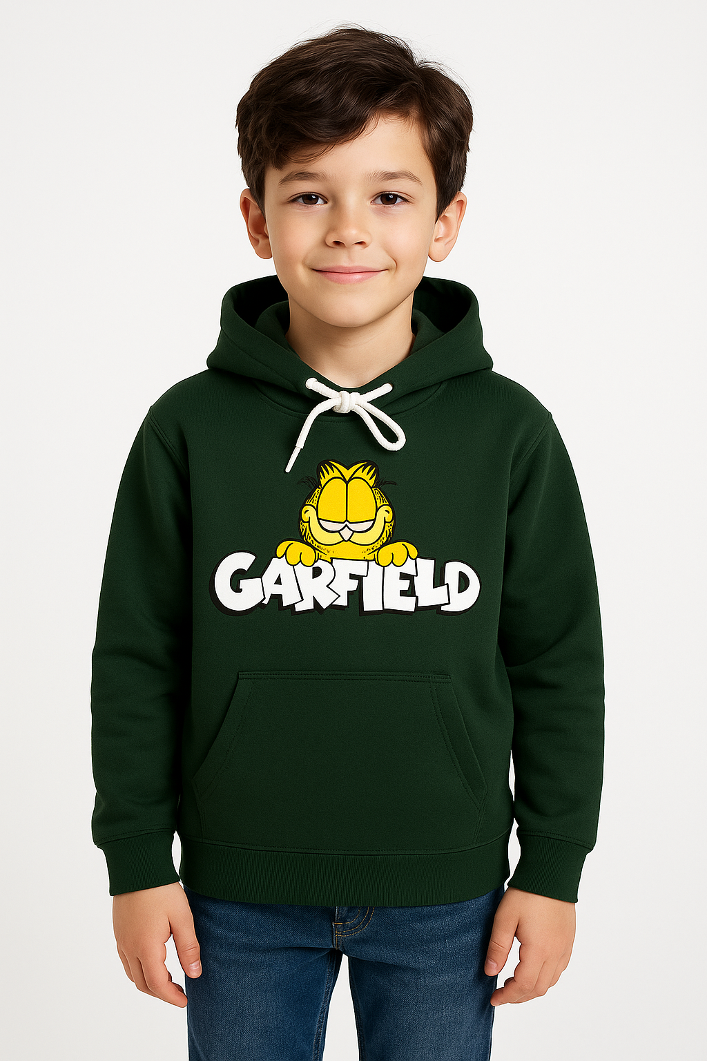 GARFIELD Dark Green Hoodie