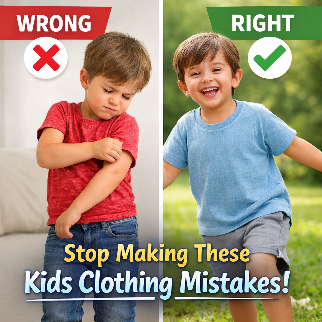 ❌ Mistakes Parents Make When Buying Kids Clothes (And How to Avoid Them)