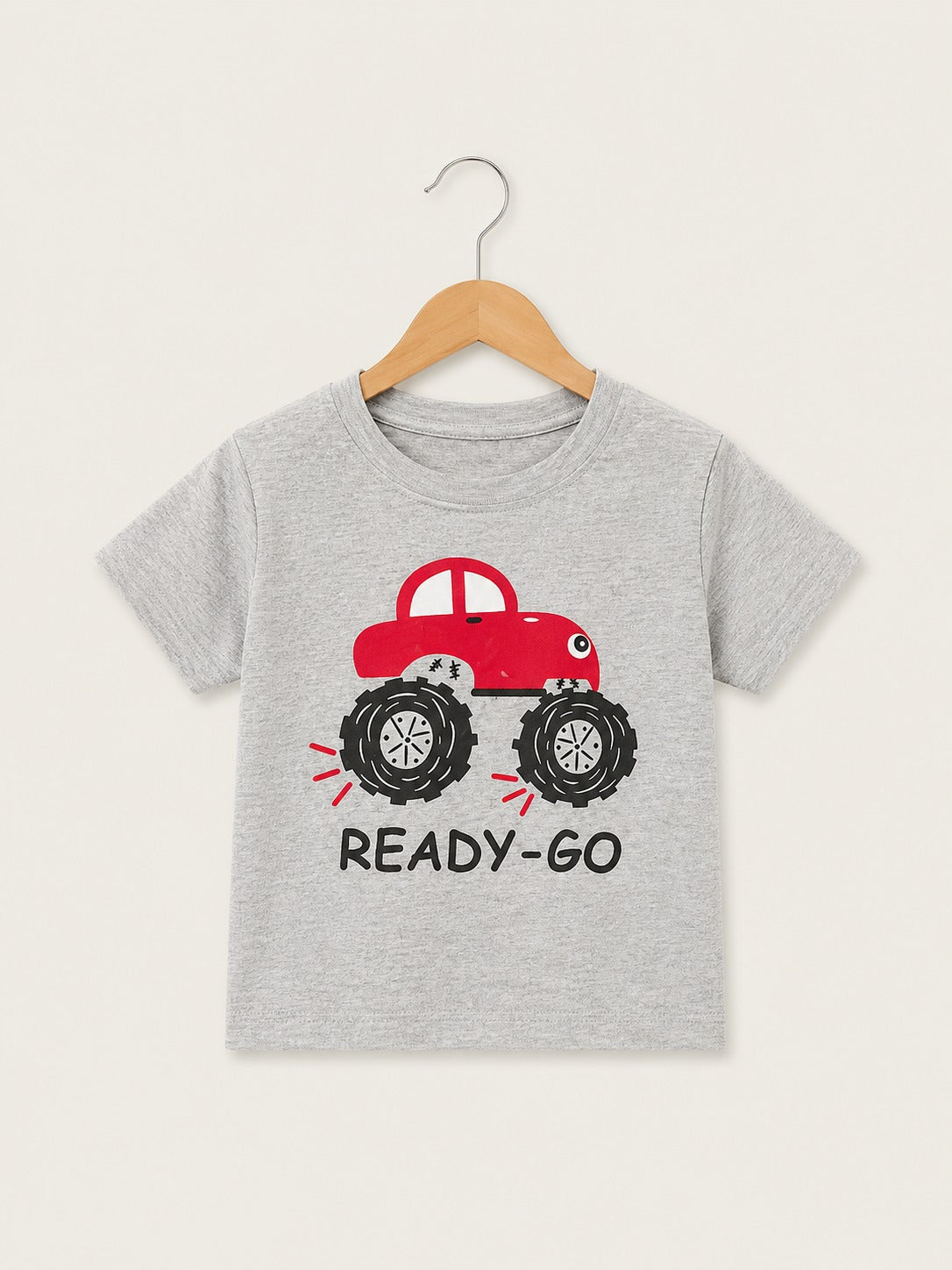 [Ready Go] Printed Grey Boys T-Shirt