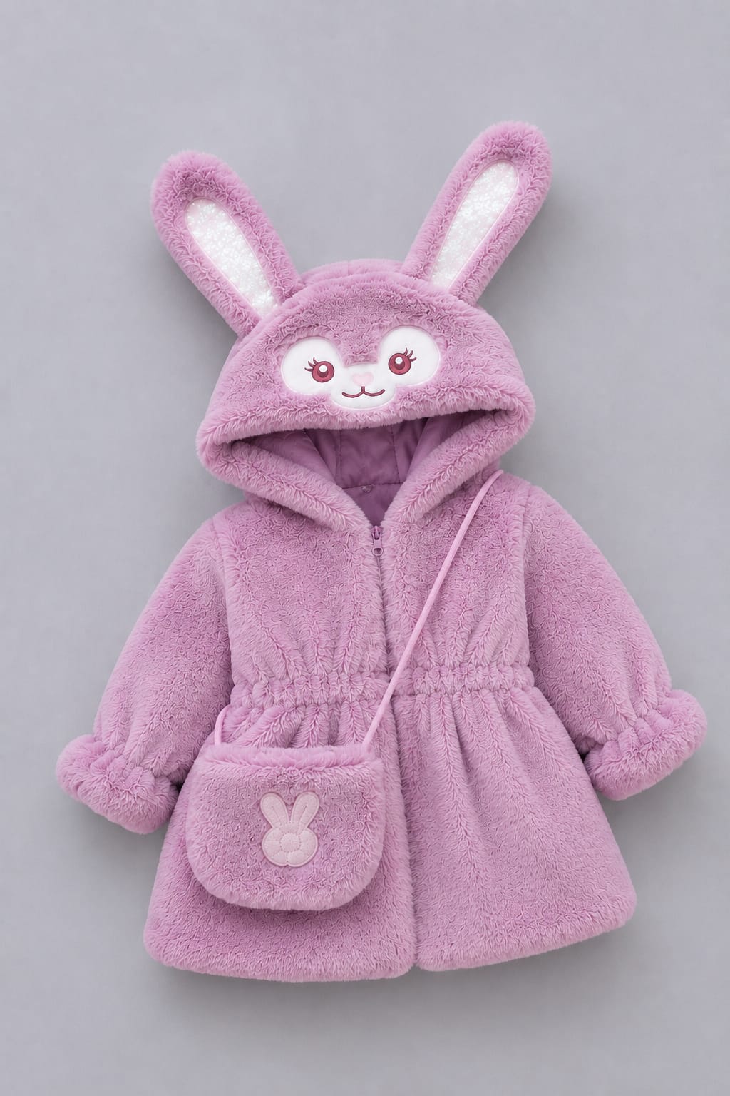 Snowbelle Bunny Coat -Dusty Pink 901