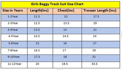 Hearts Printed Light Green  Half Selves Baggy Track Suit Girls 290