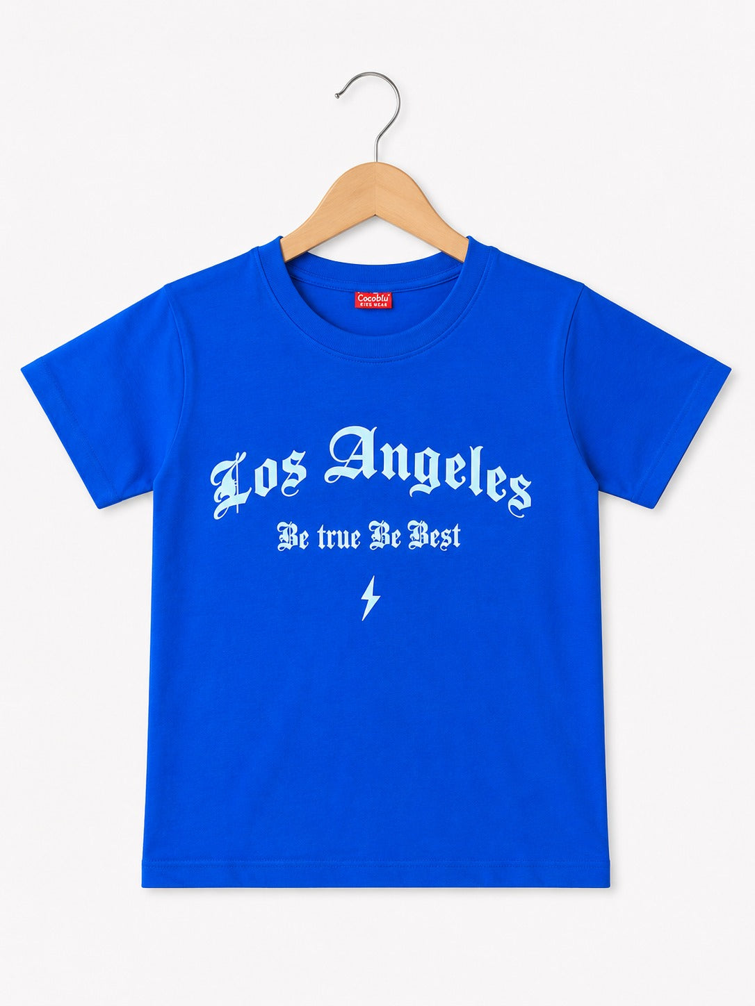 [Los Angeles] Printed Blue  Boys T-Shirt