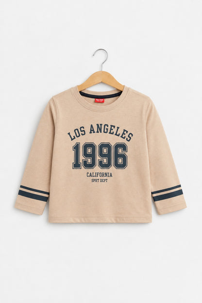 Los Angeles 1996 Printed  Light Brown Shirt