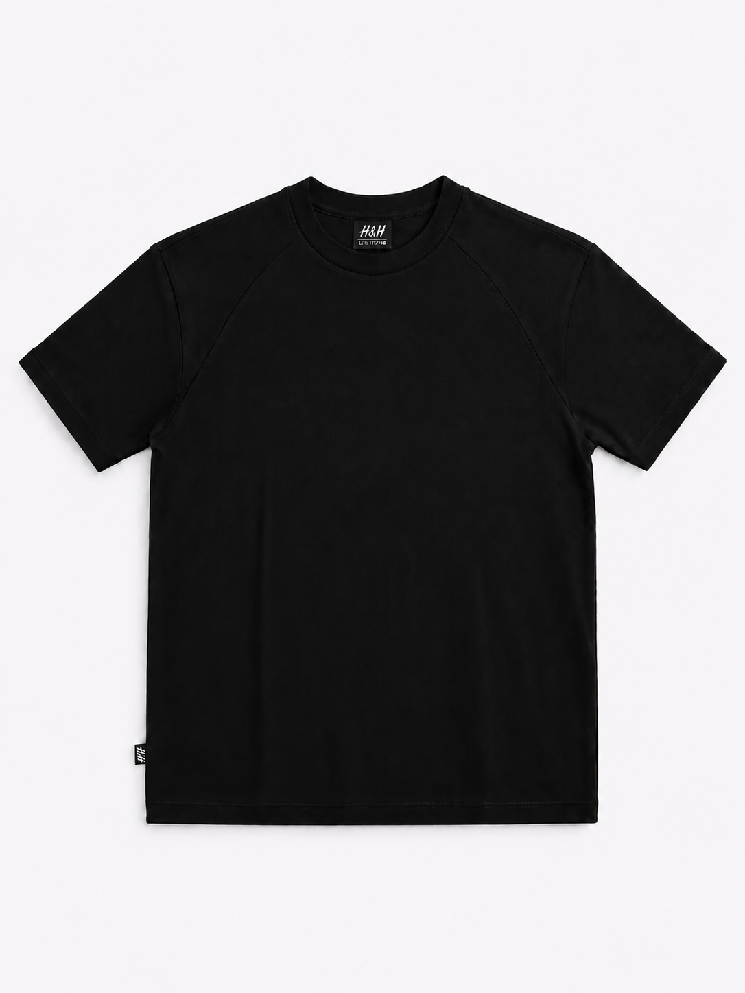 Black Relax Fit Lacra Jersey Men T-Shirt 540