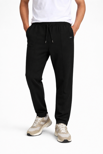 Men’s Premium Cotton Terry Lightweight Trouser – Black 534