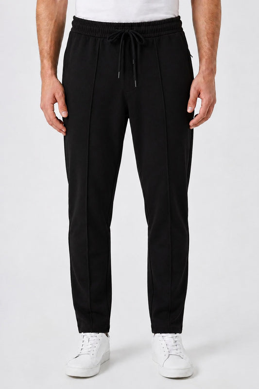 Men’s Premium  Pique Trouser – Black