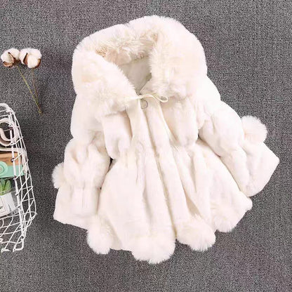 Rosy Puff Coat- White 905+906