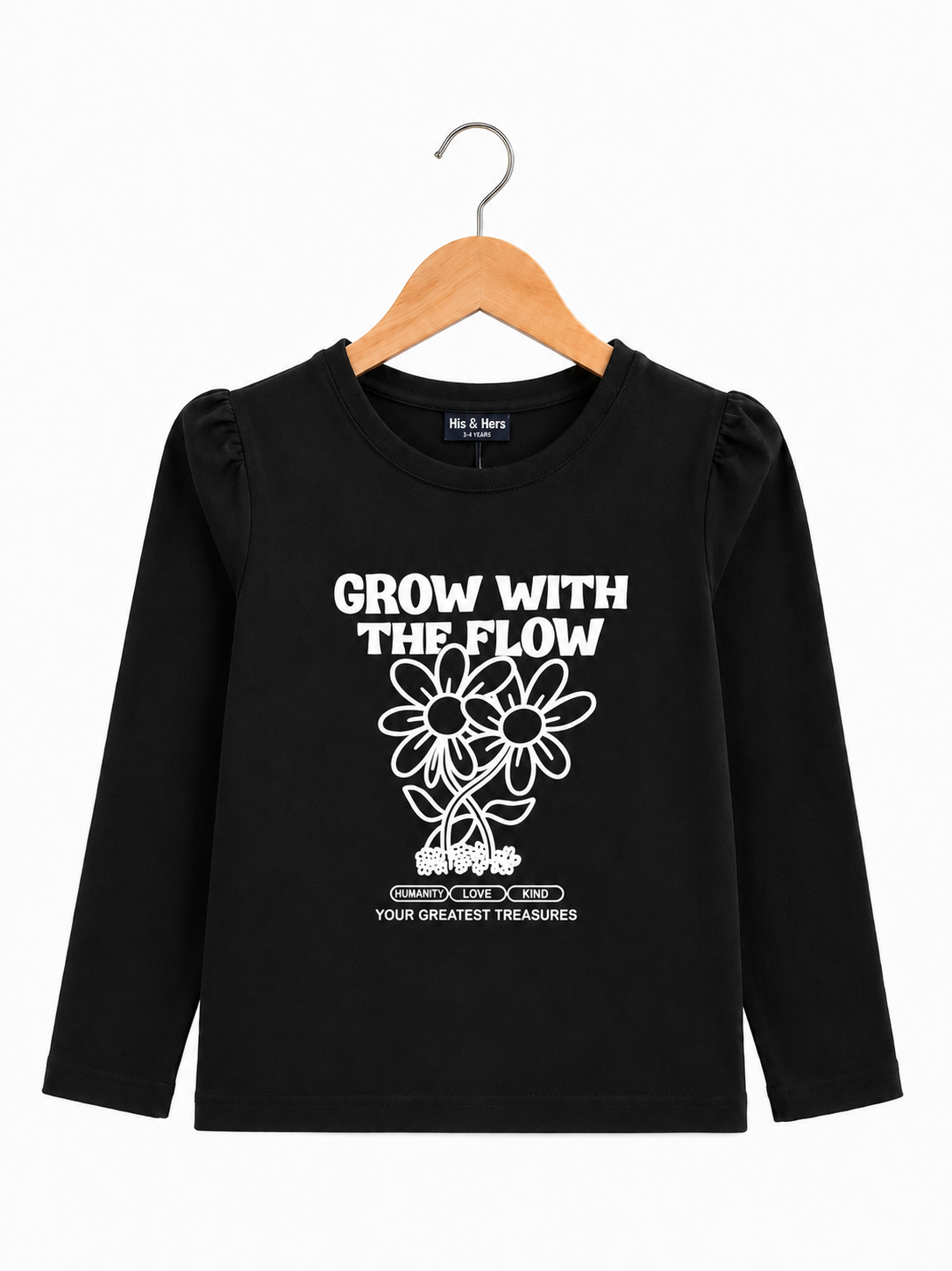 [Grow With The Flow] Printed Black Girls Full Selves Shirt