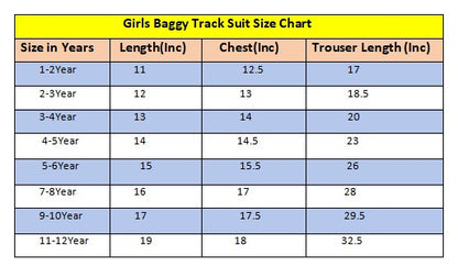 Heart Printed Red Half Selves Baggy Track Suit Girls 262