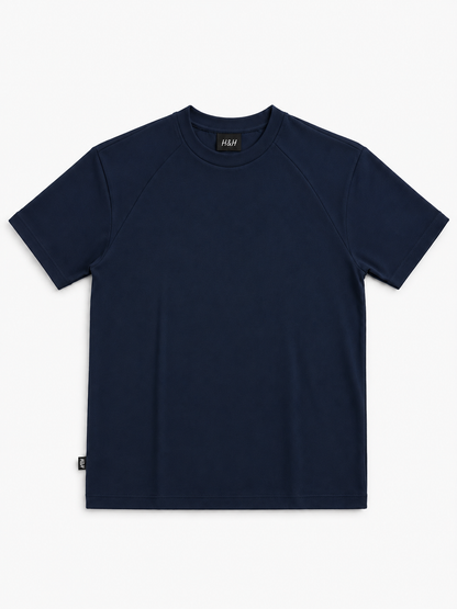 Navy Relax Fit Lacra Jersey Men T-Shirt 546